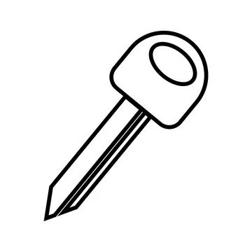 Car key icon, Stock Illustration