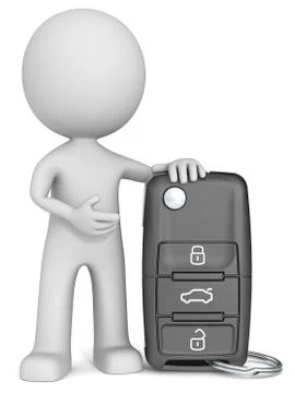 Car Key. Stock Illustration
