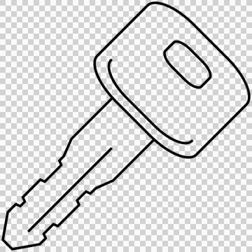 Car key Stock Illustration