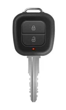 Car key object transportation button safety illustration Illustrazione stock