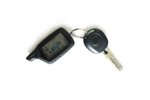 Car key with remote control Foto stock