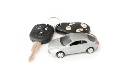 Car key with remote control Stock Photos