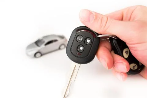 Car key with remote control Stock Photos