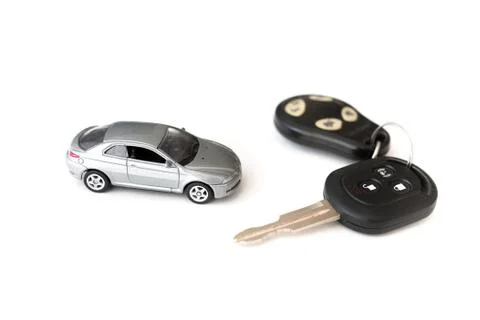 Car key with remote control Stock Photos