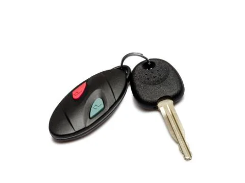 Car key with remote control Foto stock