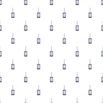 Car key remote control repeating pattern seamless background Stock Illustration