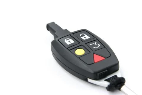 Car key remote, diagonal view Stock Photos