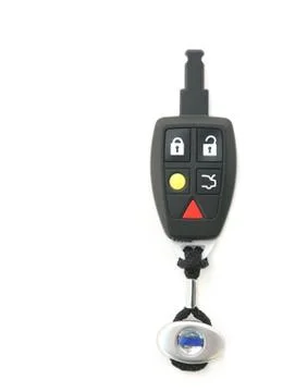 Car key remote, top view Stock-Fotos
