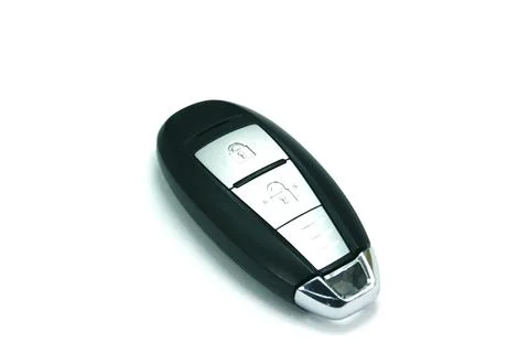 Car key remote on a white background Stock Photos
