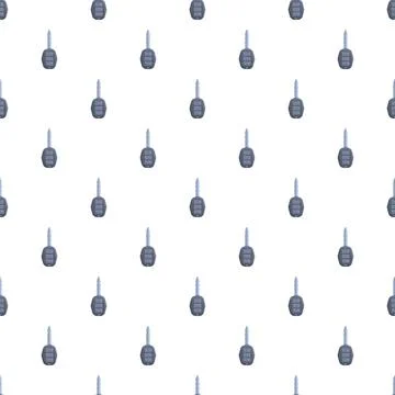 Car key remotes creating seamless vehicle security pattern Stock Illustration