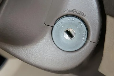 Car key for starting Stock Photos