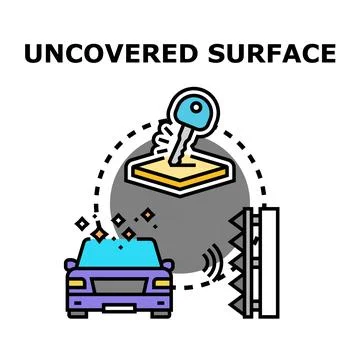 Car key unlocking barrier for parking access system Stock Illustration