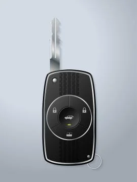 Car key with various remote functions Stock Illustration