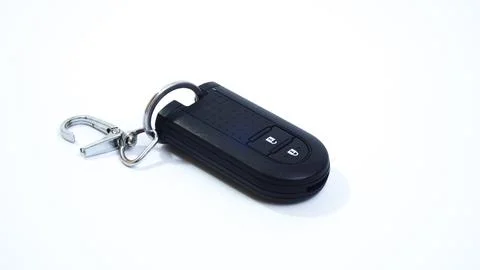 Car Key on White Background Stock Photos