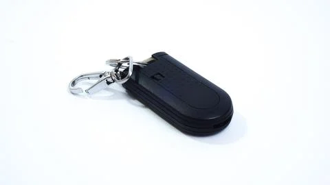 Car Key on White Background Stock Photos