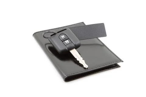 Car keys and documents Stock-Fotos