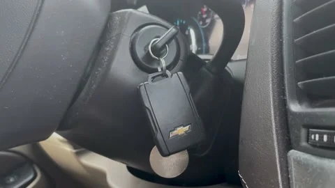 Car Keys Dangling Close-Up Video stock 237721057