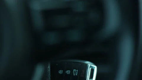 Car Keys in Ignition Stock Footage 167084086