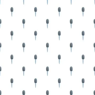 Car keys pattern representing security and transport Stock Illustration