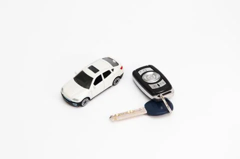 Car with keys Stock Photos
