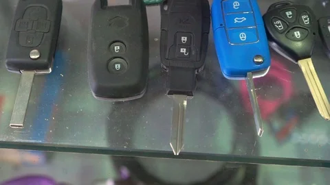 Car Keys Off The Table In Slow Motion. Stock Footage 103548839