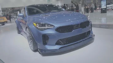 Car at LA Auto Show Stock Footage 86098924