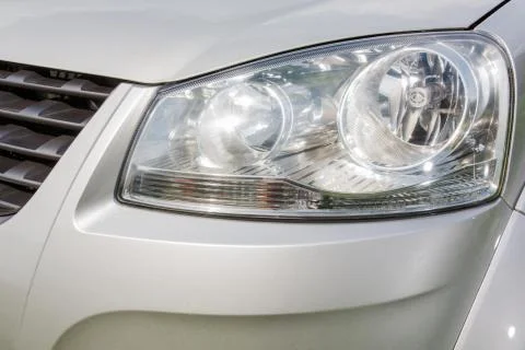 Car lamp close up Foto stock