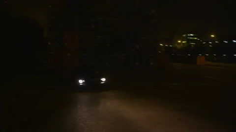 CAR LEAVING Stock Footage 145272217