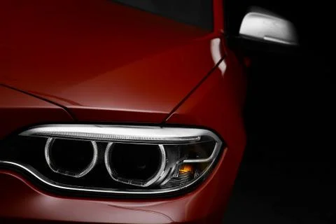Car led headlight Stock Photos