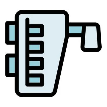 Car lever showing different driving modes and positions Stock Illustration