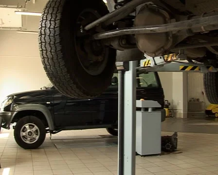 Car lift Stock Footage 6705204