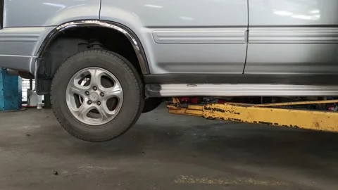 Car Lifting Stock Footage 170080432