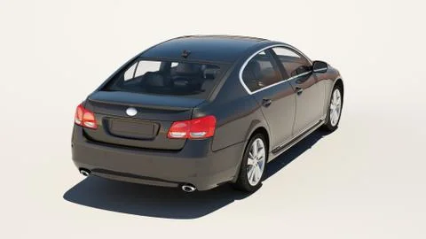 Car on a light background Illustrazione stock