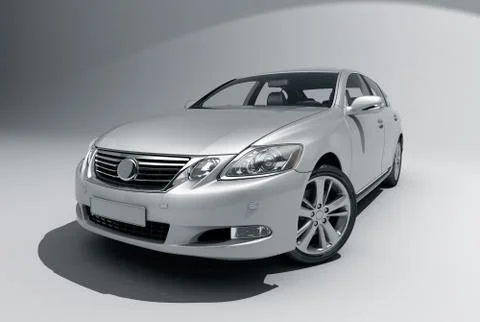 Car on a light background Stock Illustration