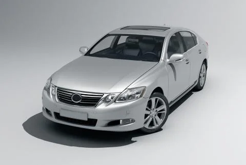 Car on a light background Stock Illustration