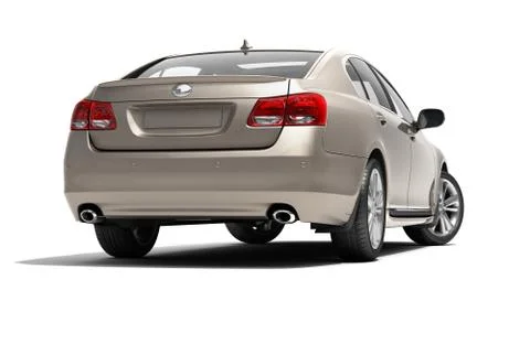 Car on a light background Stock Illustration