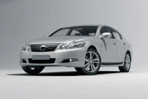 Car on a light background Stock Illustration