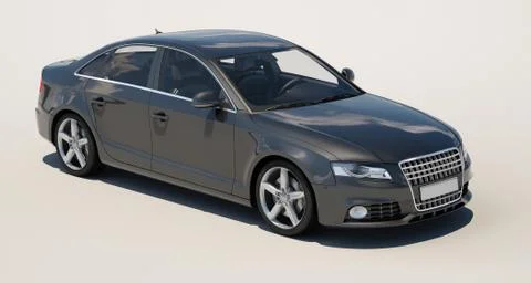 Car on a light background Stock Illustration