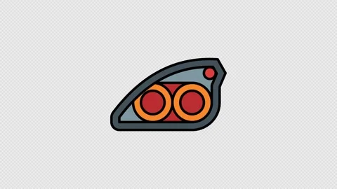 Car Light Stock Footage 291033711