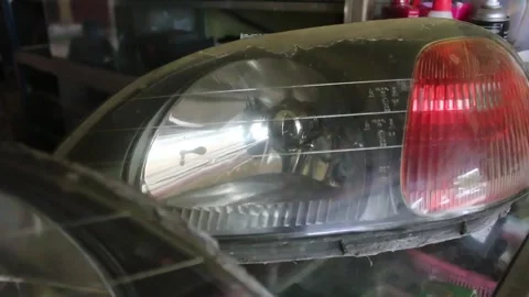 Car light glass Stock Footage 272841807