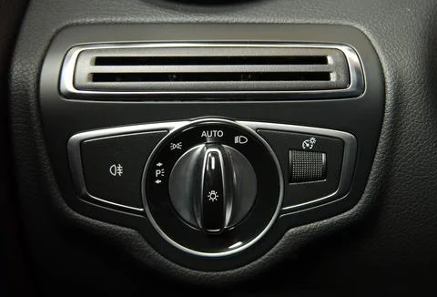 Car lighting switch Stock Photos