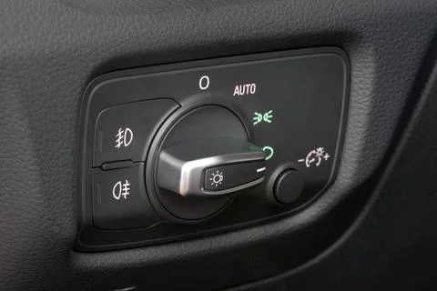 Car lighting switch Stock Photos