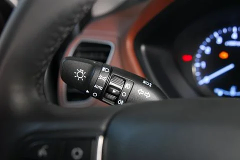 Car lighting switch Stock Photos