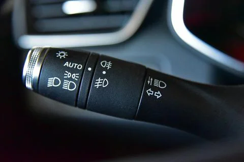 Car lighting switch Stock Photos