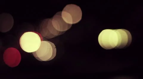 Car Lights Blur 스톡 동영상 10586147