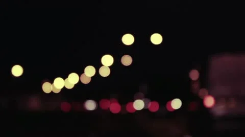 Car Lights Blur 스톡 동영상 10586152