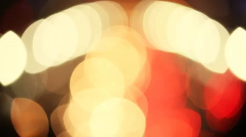 Car Lights - out of focus  Stock Footage 978681