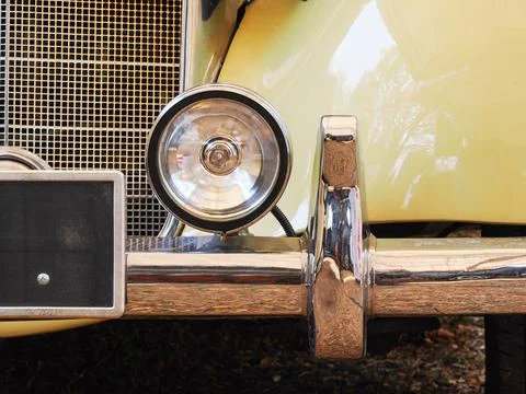 Car lights vintage in thailand Stock-Fotos