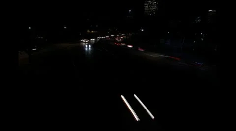 Car Lights-WS Video stock 10735541