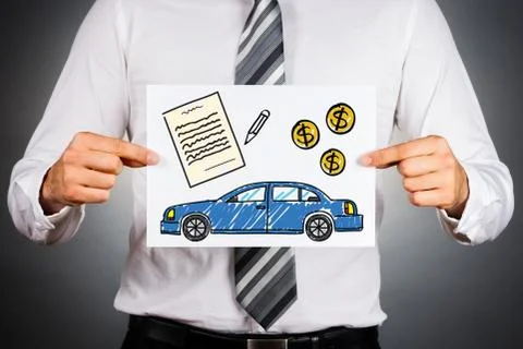 Car loan concept. Stock Photos